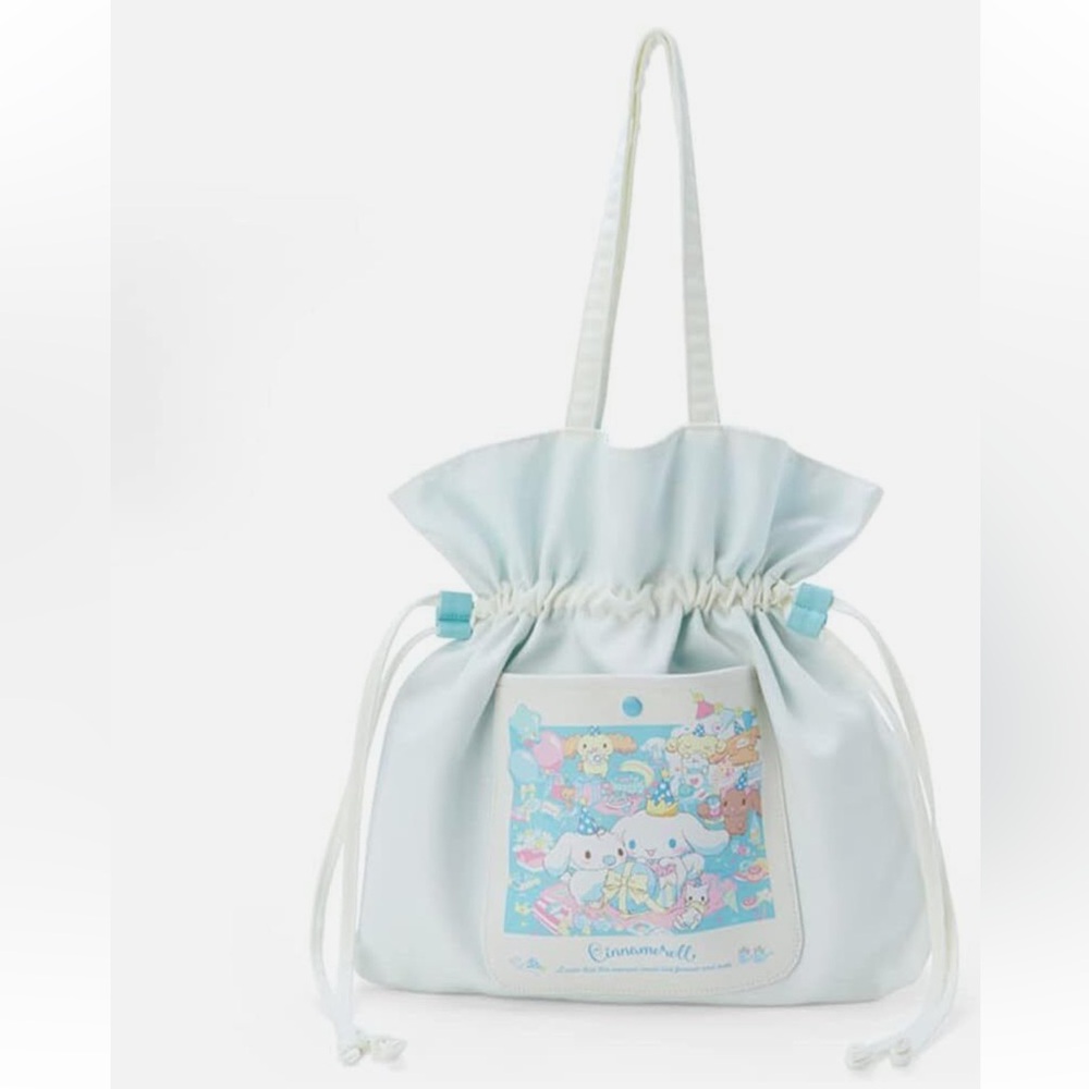 ✅Sanrio Cinnamoroll Tote Bucket Bag Purse (after party)